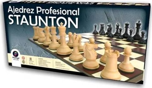 Ajedrez Profesional Staunton c/Tablero 50x50