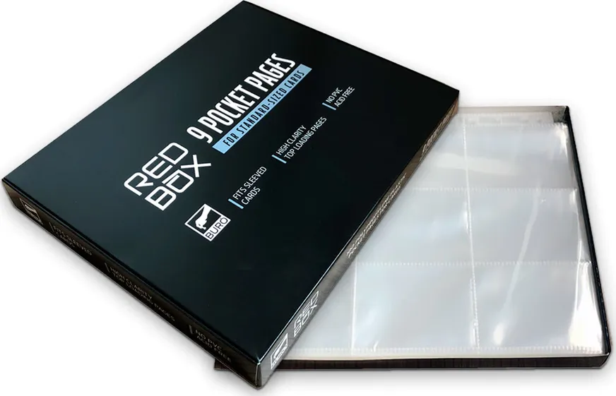Caja de Hojas Folios para carpeta con 9 Bolsillos (A4) - 100 unidades