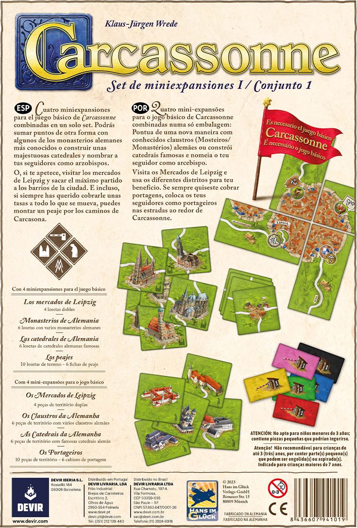 Carcassonne - Set de Miniexpansiones I