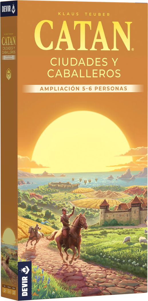 Catan: ampliación 5-6 jugadores Ciudades y Caballeros