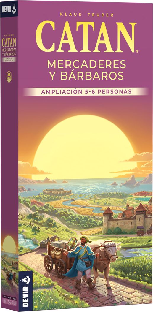 Catan: ampliación 5-6 jugadores Mercaderes y Bárbaros