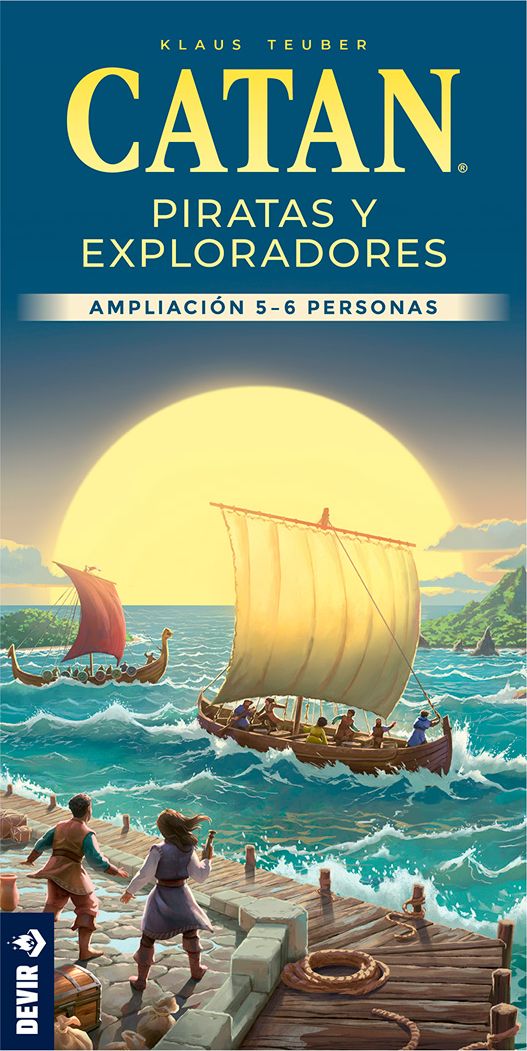 Catan: ampliación 5-6 jugadores Piratas y Exploradores