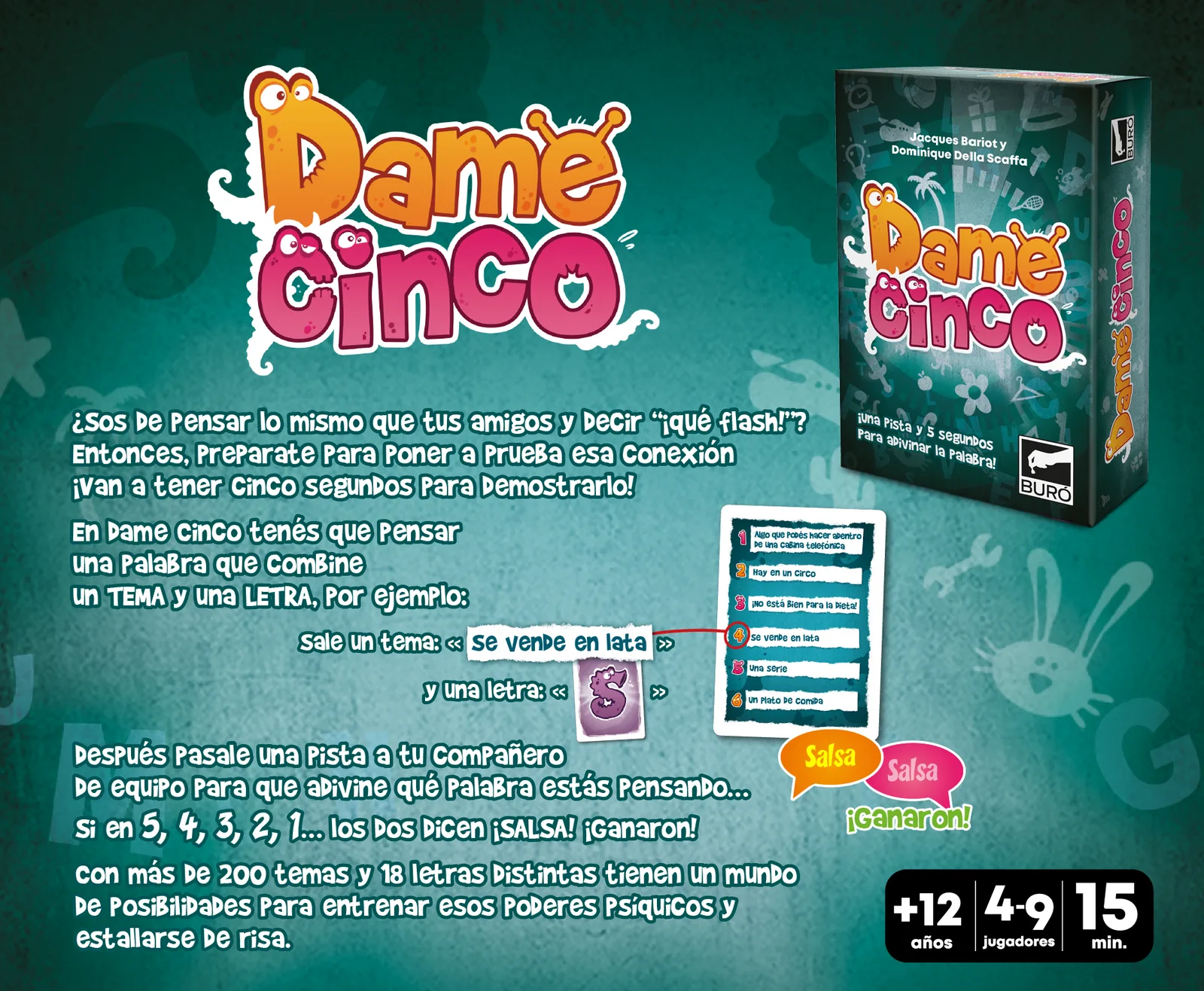 Cómo se juega a Dame Cinco
