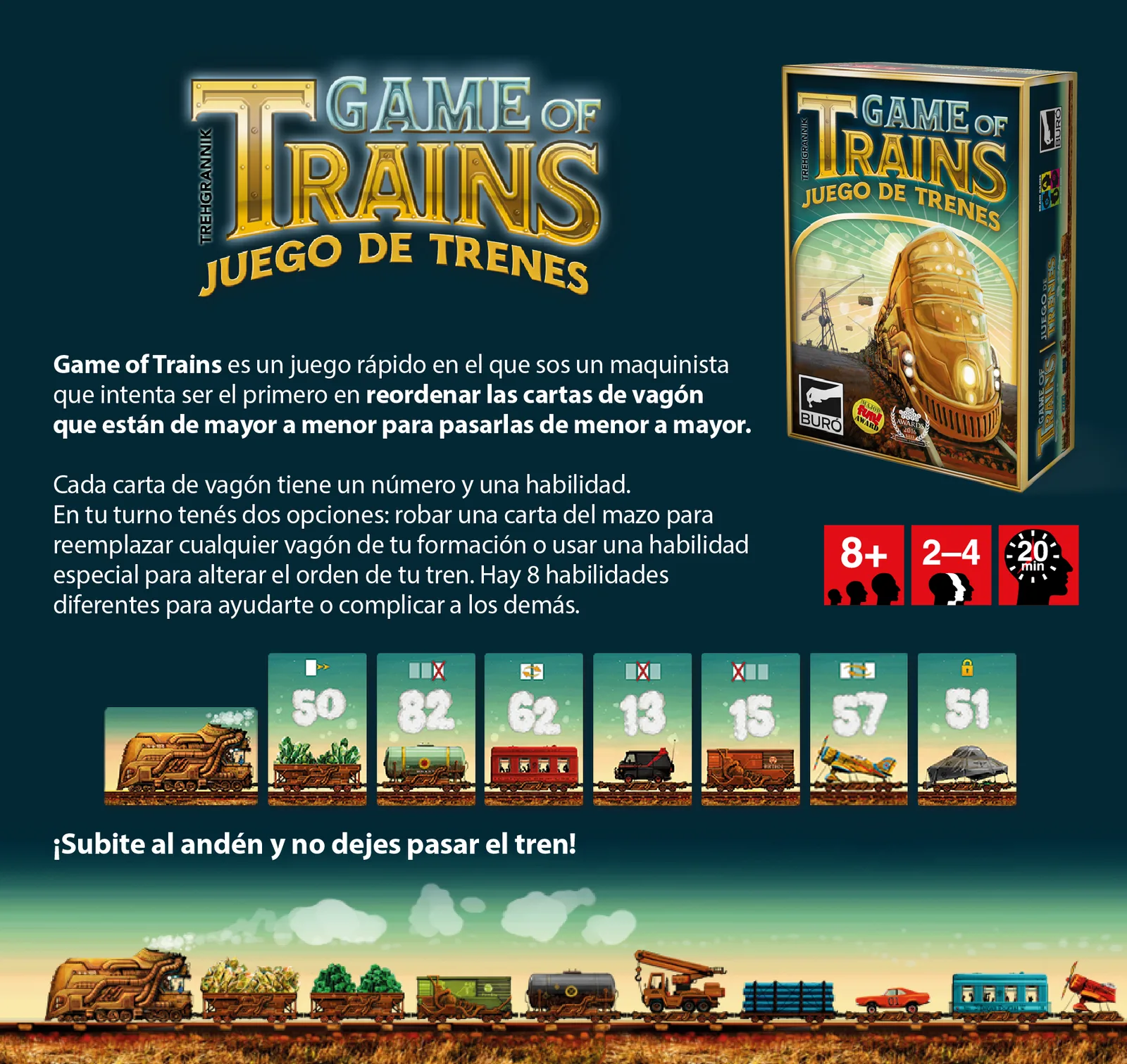 Cómo se juega a Game Of Trains