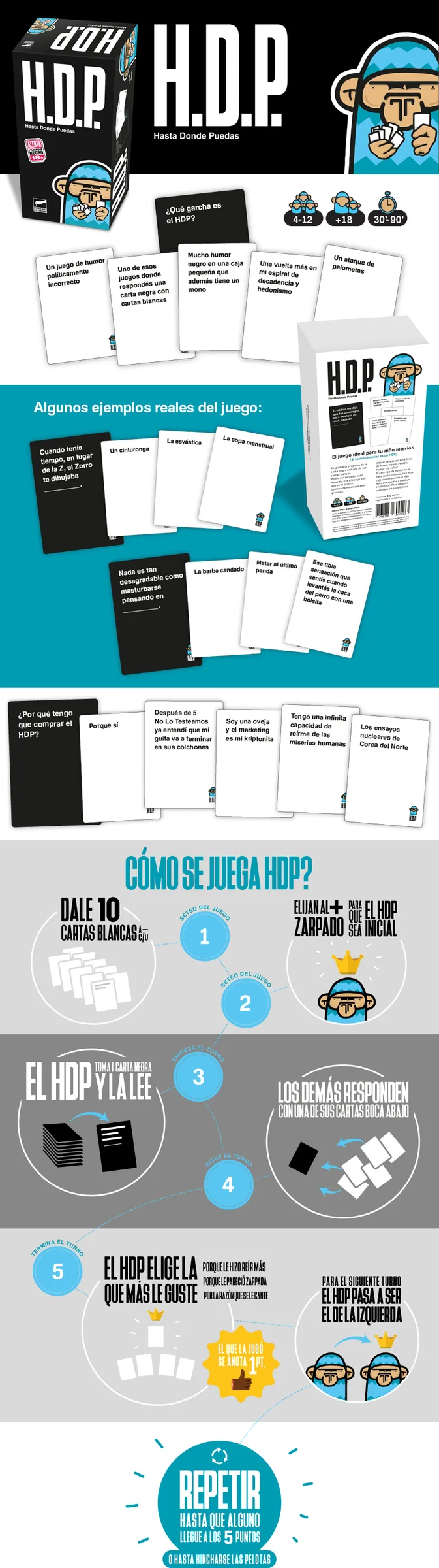Cómo se juega a HDP