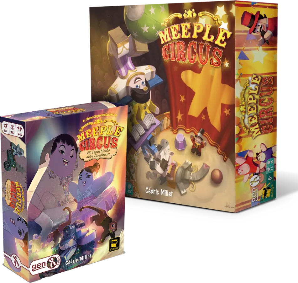 Meeple Circus + Expansión ¡El espectáculo debe continuar!