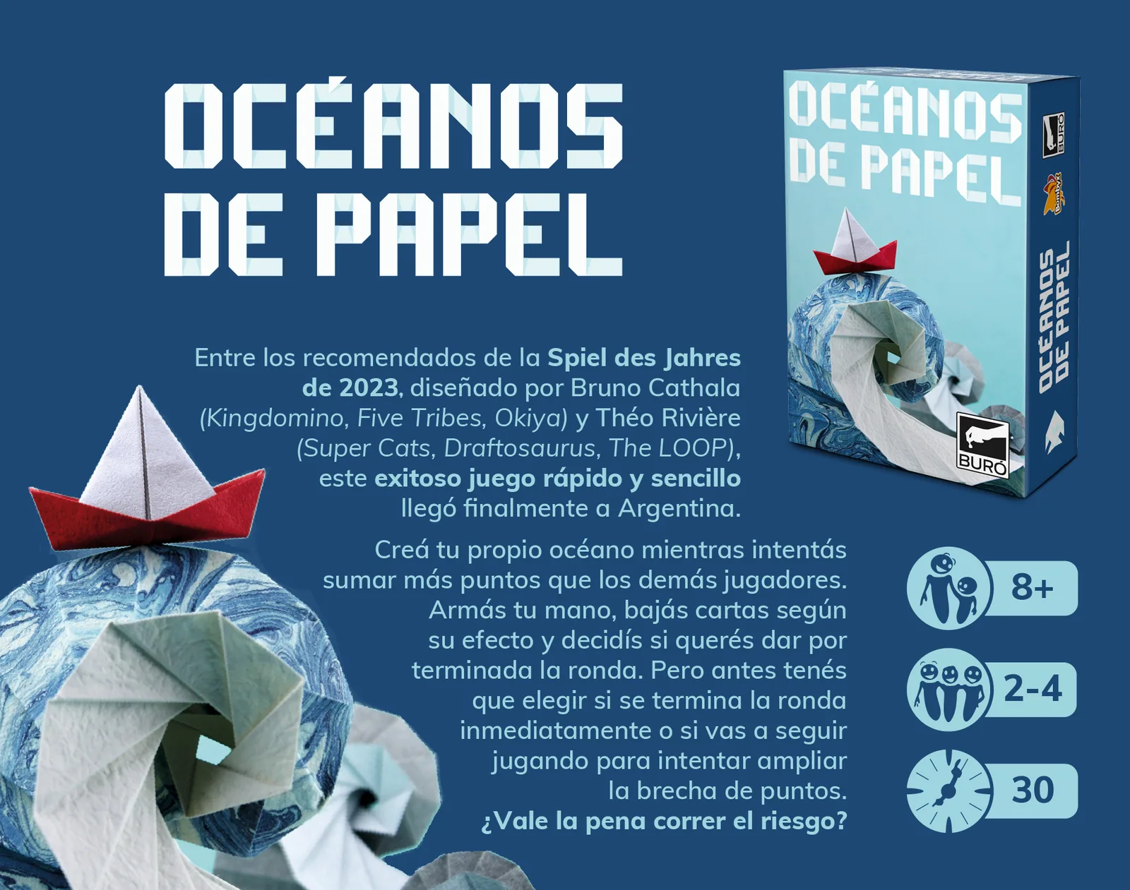 Cómo se juega a Océanos de Papel