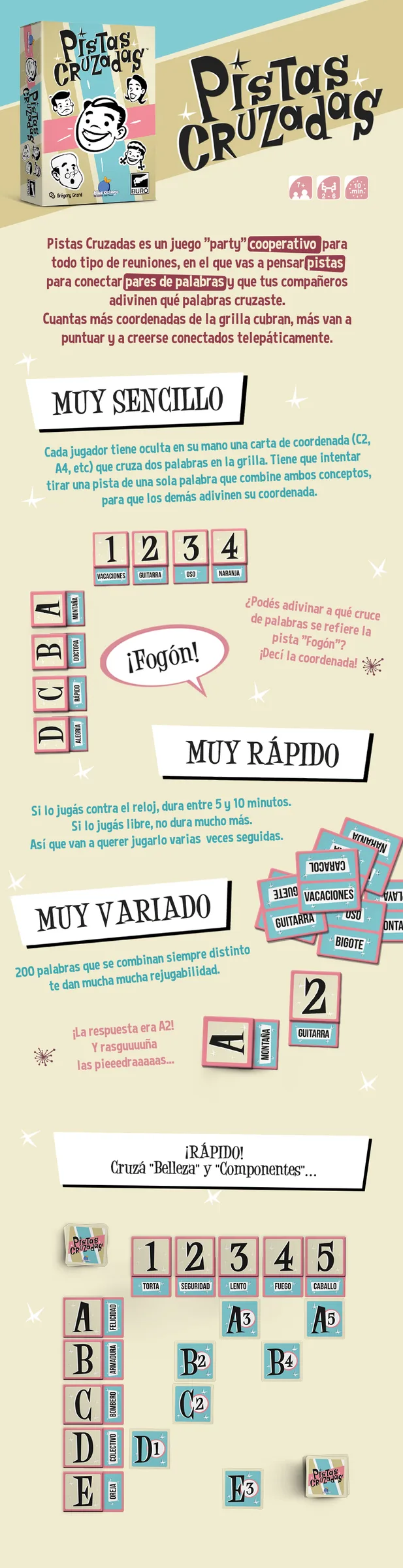 Cómo se juega a Pistas Cruzadas