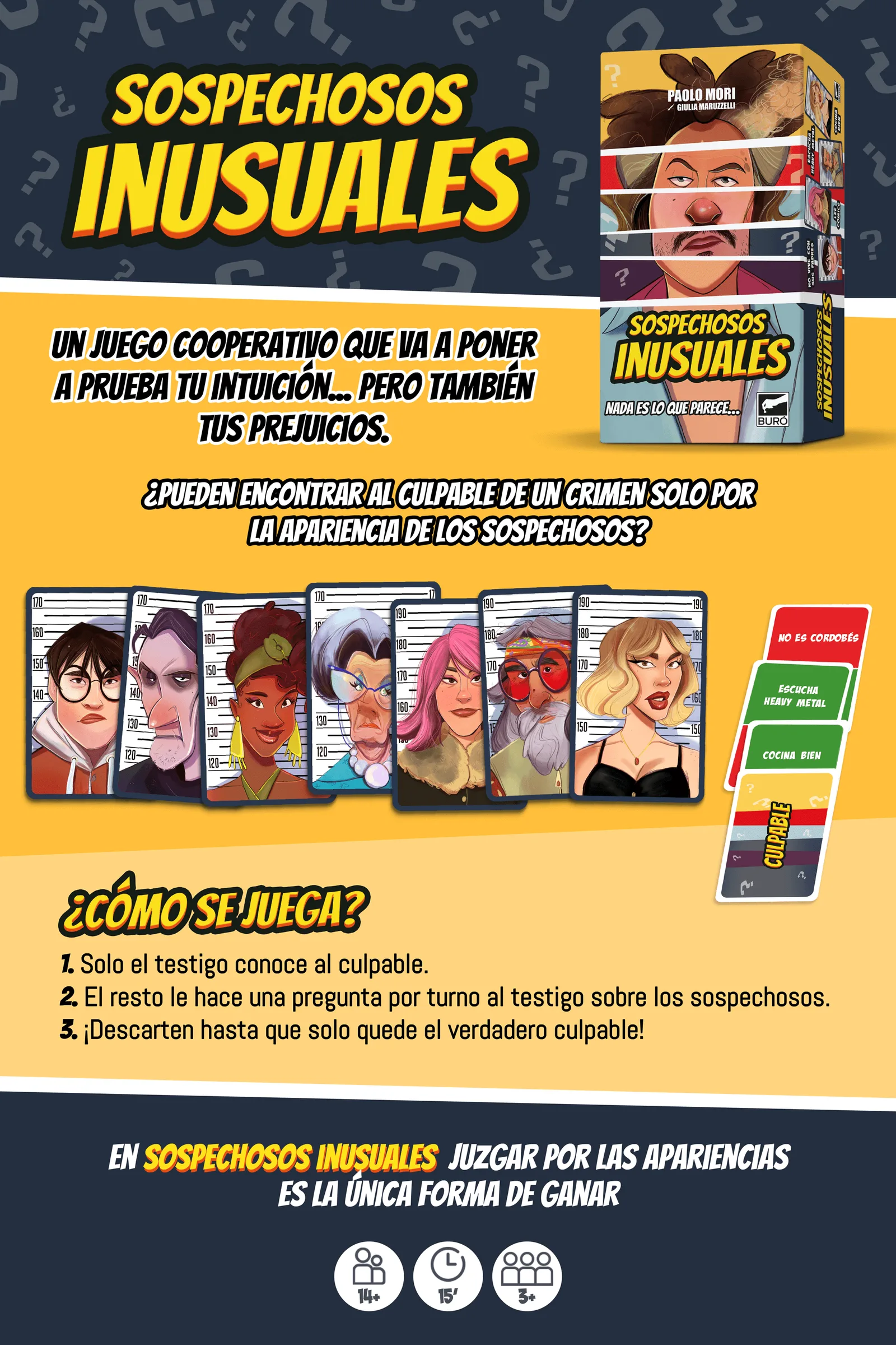 Cómo se juega a Sospechosos Inusuales