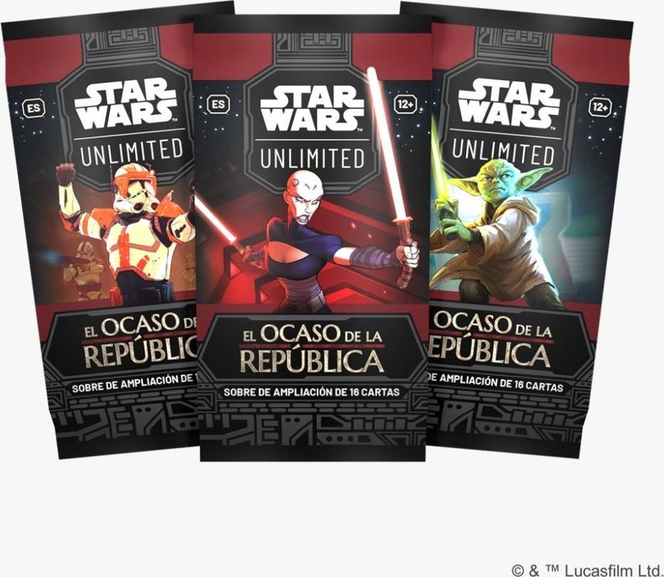 STAR WARS UNLIMITED - BOOSTER ESPAÑOL - TWILIGHT OF THE REPUBLIC