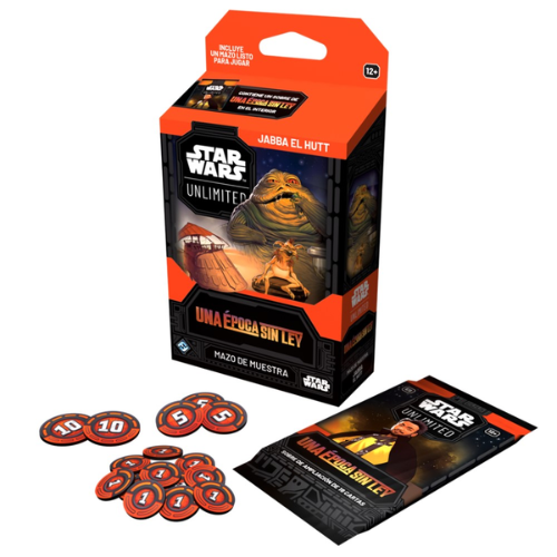 STAR WARS UNLIMITED TCG - UNA EPOCA SIN LEY Mazo de Inicio - Jabba The Hutt - ESPAÑOL