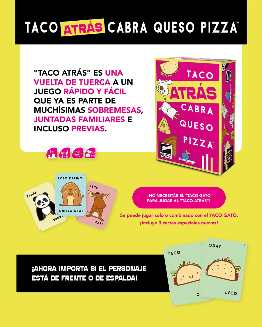 Cómo se juega a Taco Atrás