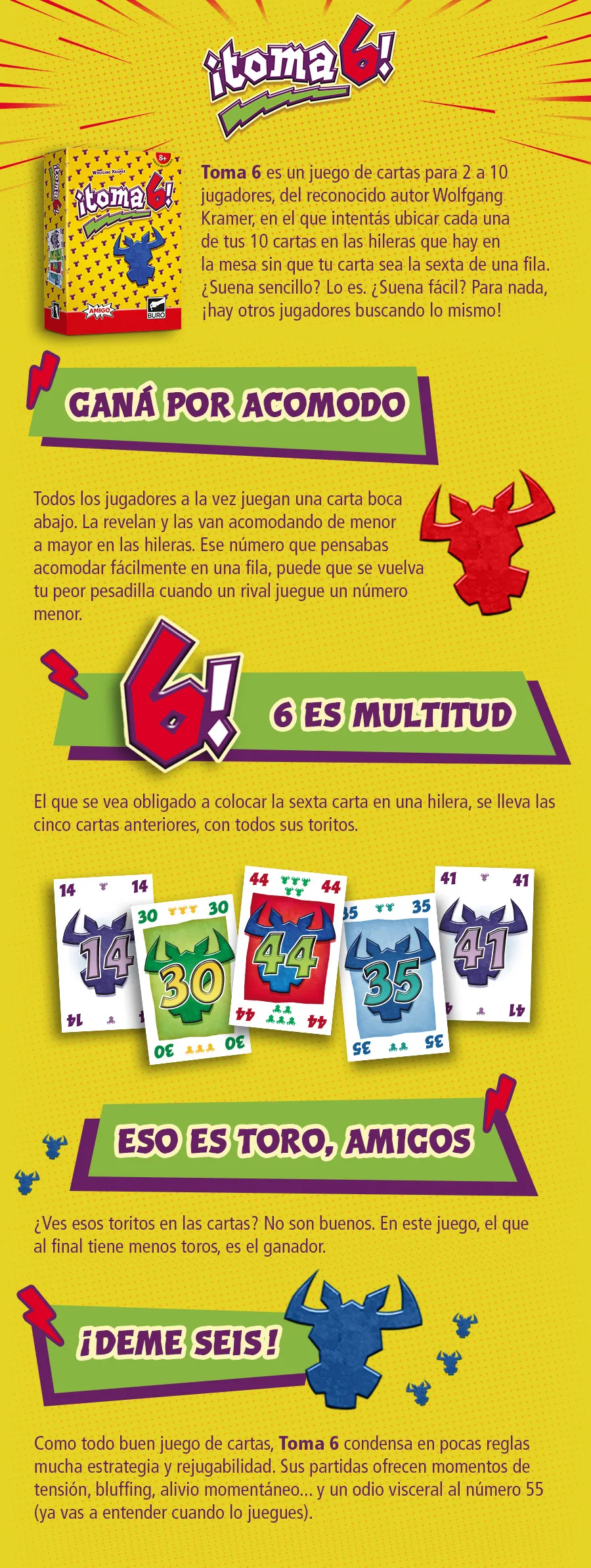 Cómo se juega a Toma 6