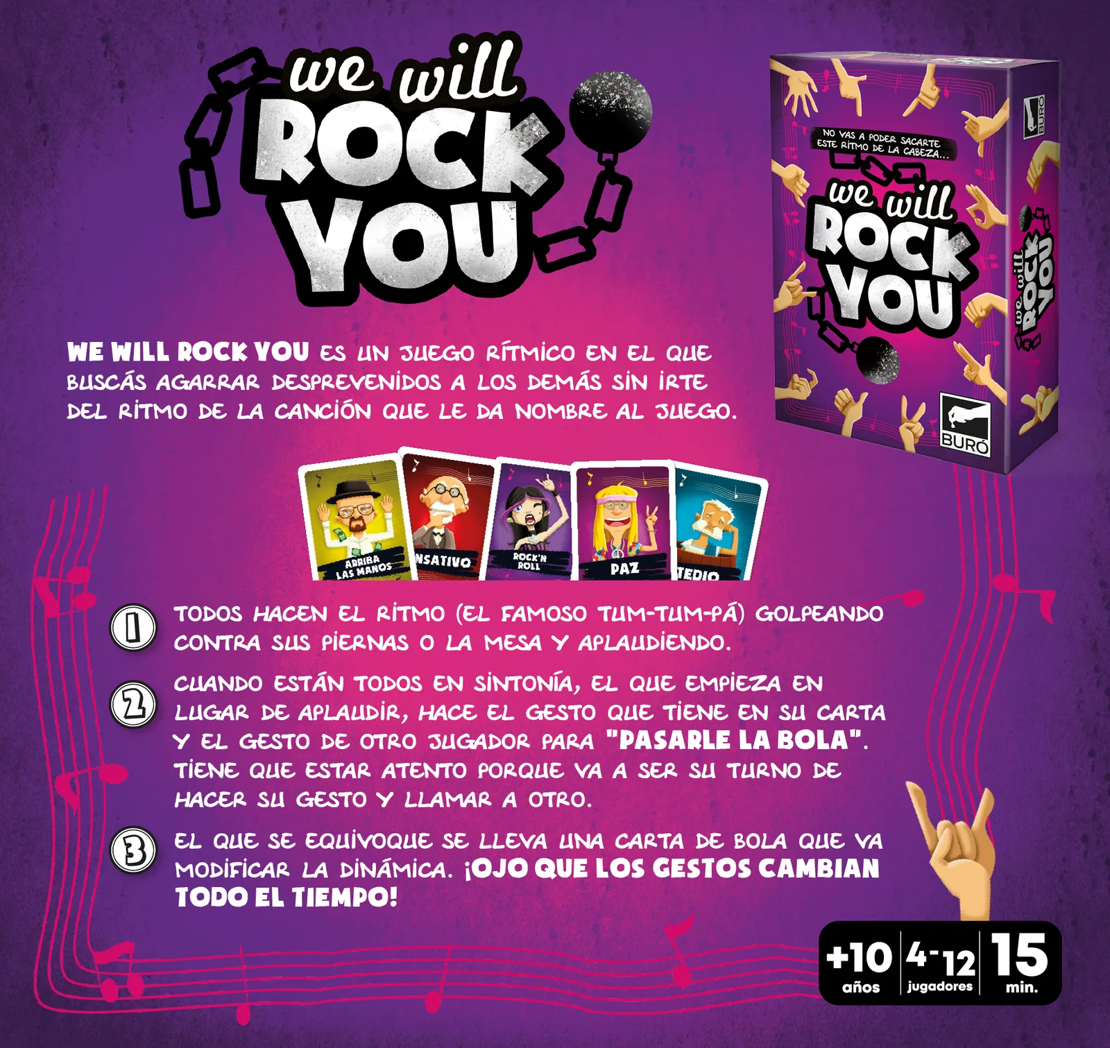Cómo se juega a We Will Rock You
